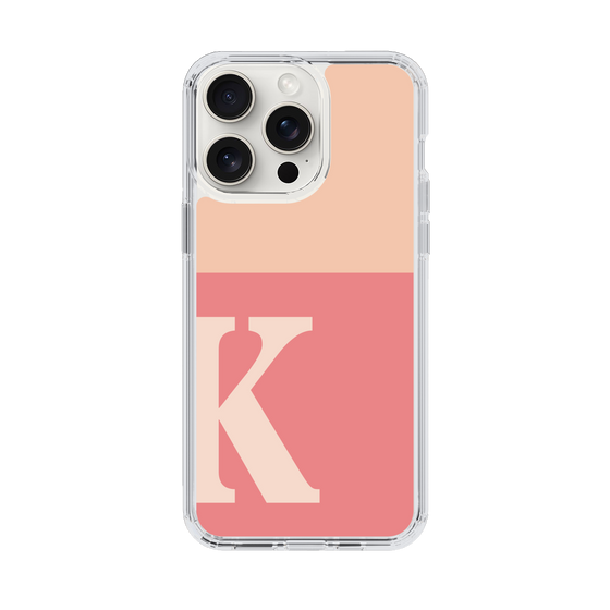 Slim Protection Case［ Original - initial two tone - K pink ］