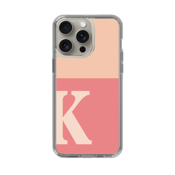 Slim Protection Case［ Original - initial two tone - K pink ］