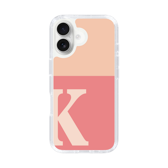Slim Protection Case［ オリジナル - initial two tone - K pink ］