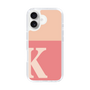 Slim Protection Case［ オリジナル - initial two tone - K pink ］