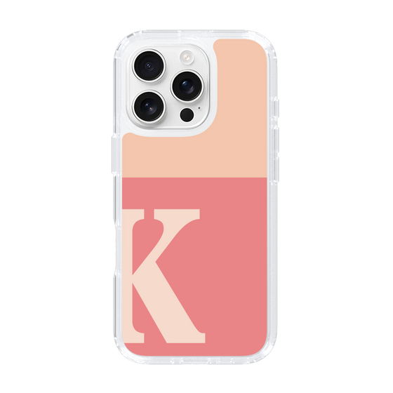 Slim Protection Case［ オリジナル - initial two tone - K pink ］