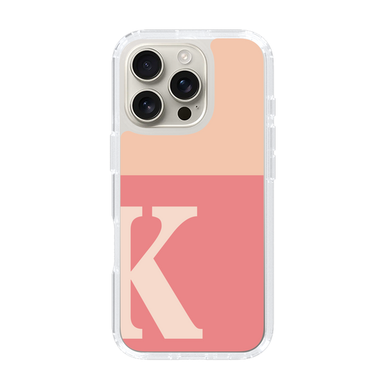 Slim Protection Case［ オリジナル - initial two tone - K pink ］