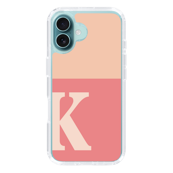 Slim Protection Case［ オリジナル - initial two tone - K pink ］