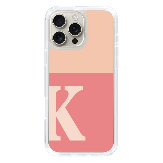 Slim Protection Case［ オリジナル - initial two tone - K pink ］