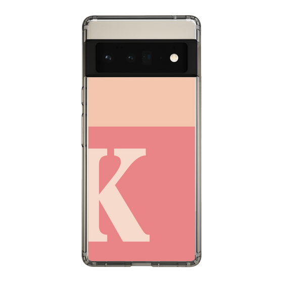 Slim Protection Case［ Original - initial two tone - K pink ］