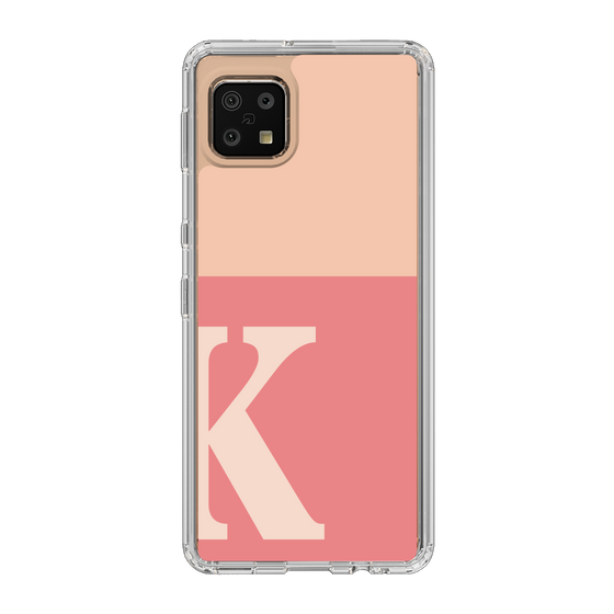 Slim Protection Case［ Original - initial two tone - K pink ］
