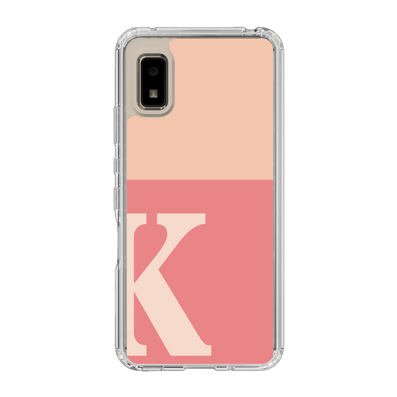 Slim Protection Case［ Original - initial two tone - K pink ］