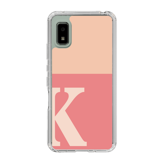 Slim Protection Case［ Original - initial two tone - K pink ］