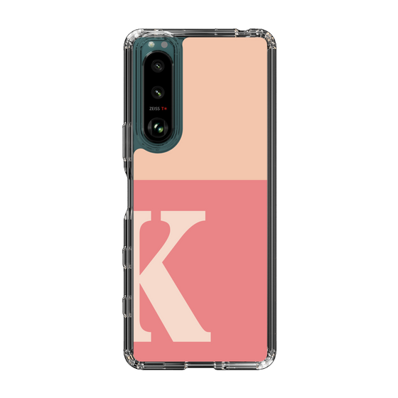 Slim Protection Case［ Original - initial two tone - K pink ］