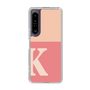 Slim Protection Case［ Original - initial two tone - K pink ］