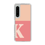 Slim Protection Case［ Original - initial two tone - K pink ］