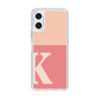 Slim Protection Case［ Original - initial two tone - K pink ］