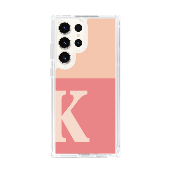 Slim Protection Case［ Original - initial two tone - K pink ］