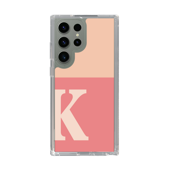 Slim Protection Case［ Original - initial two tone - K pink ］