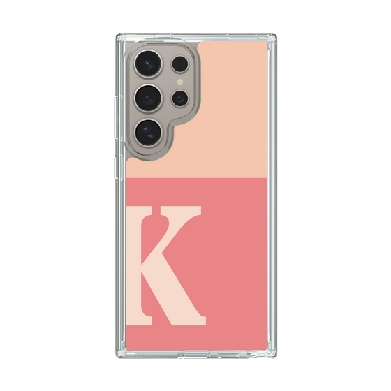 Slim Protection Case［ Original - initial two tone - K pink ］