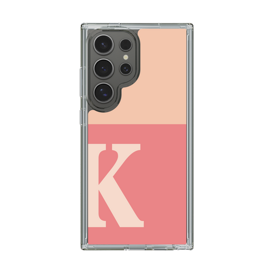 Slim Protection Case［ Original - initial two tone - K pink ］