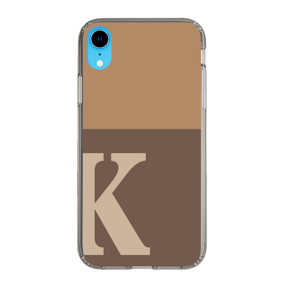Slim Protection Case［ Original - initial two tone - K brown ］