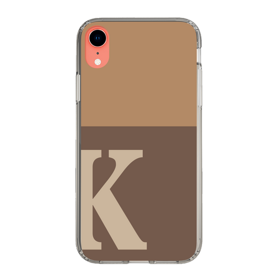 Slim Protection Case［ Original - initial two tone - K brown ］