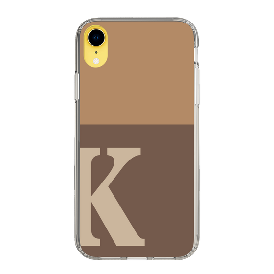 Slim Protection Case［ Original - initial two tone - K brown ］
