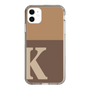 Slim Protection Case［ Original - initial two tone - K brown ］