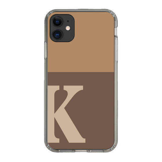 Slim Protection Case［ Original - initial two tone - K brown ］