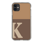 Slim Protection Case［ Original - initial two tone - K brown ］