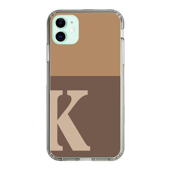 Slim Protection Case［ Original - initial two tone - K brown ］
