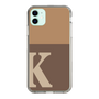 Slim Protection Case［ Original - initial two tone - K brown ］