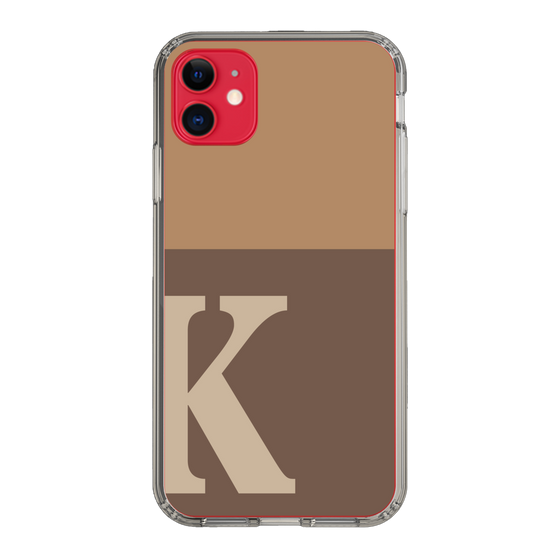 Slim Protection Case［ Original - initial two tone - K brown ］