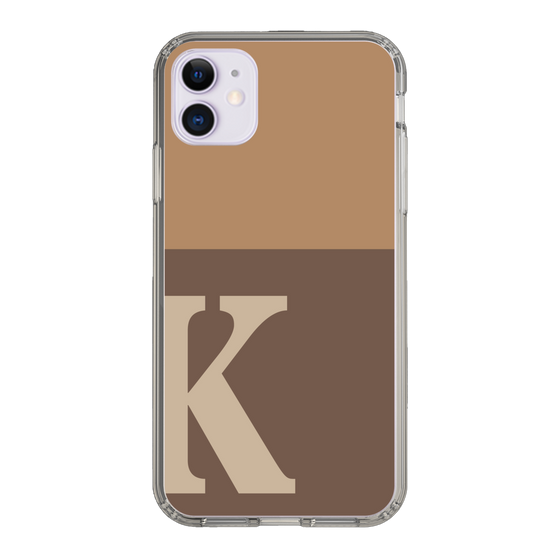 Slim Protection Case［ Original - initial two tone - K brown ］