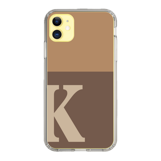 Slim Protection Case［ Original - initial two tone - K brown ］