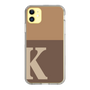 Slim Protection Case［ Original - initial two tone - K brown ］