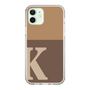 Slim Protection Case［ Original - initial two tone - K brown ］