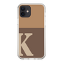 Slim Protection Case［ Original - initial two tone - K brown ］