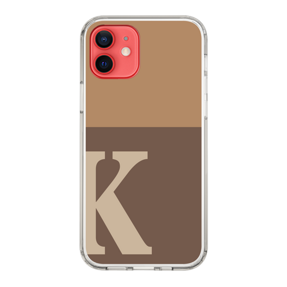 Slim Protection Case［ Original - initial two tone - K brown ］