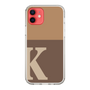 Slim Protection Case［ Original - initial two tone - K brown ］