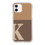 Slim Protection Case［ Original - initial two tone - K brown ］