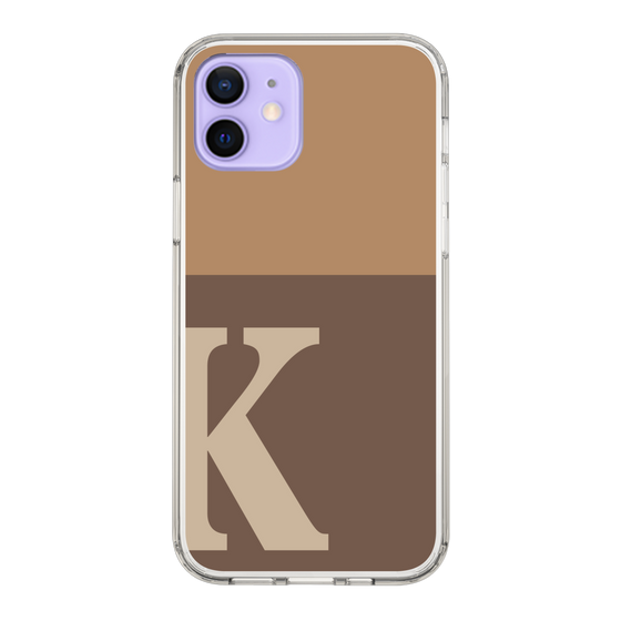 Slim Protection Case［ Original - initial two tone - K brown ］