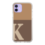 Slim Protection Case［ Original - initial two tone - K brown ］