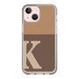 Slim Protection Case［ Original - initial two tone - K brown ］