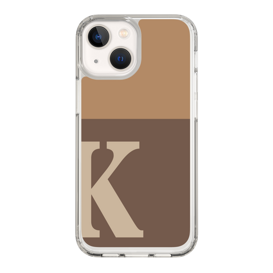 Slim Protection Case［ Original - initial two tone - K brown ］