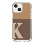 Slim Protection Case［ Original - initial two tone - K brown ］