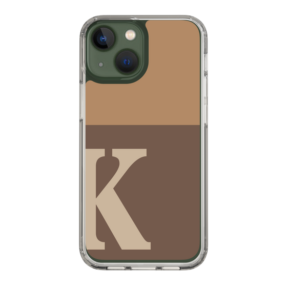 Slim Protection Case［ Original - initial two tone - K brown ］