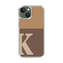 Slim Protection Case［ Original - initial two tone - K brown ］