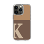 Slim Protection Case［ Original - initial two tone - K brown ］