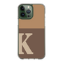 Slim Protection Case［ Original - initial two tone - K brown ］