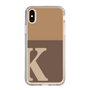 Slim Protection Case［ Original - initial two tone - K brown ］