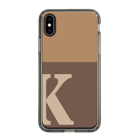 Slim Protection Case［ Original - initial two tone - K brown ］