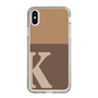 Slim Protection Case［ Original - initial two tone - K brown ］
