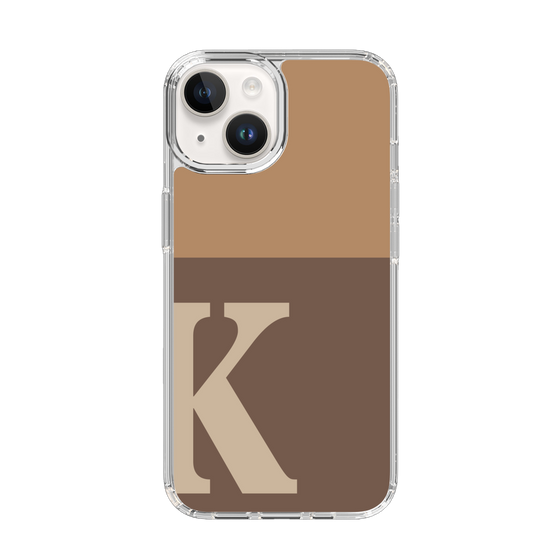 Slim Protection Case［ Original - initial two tone - K brown ］